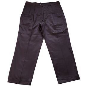 Alfani Wool Pants Trouser Slacks Size 38x29L Black Dress Pants Office Career‎